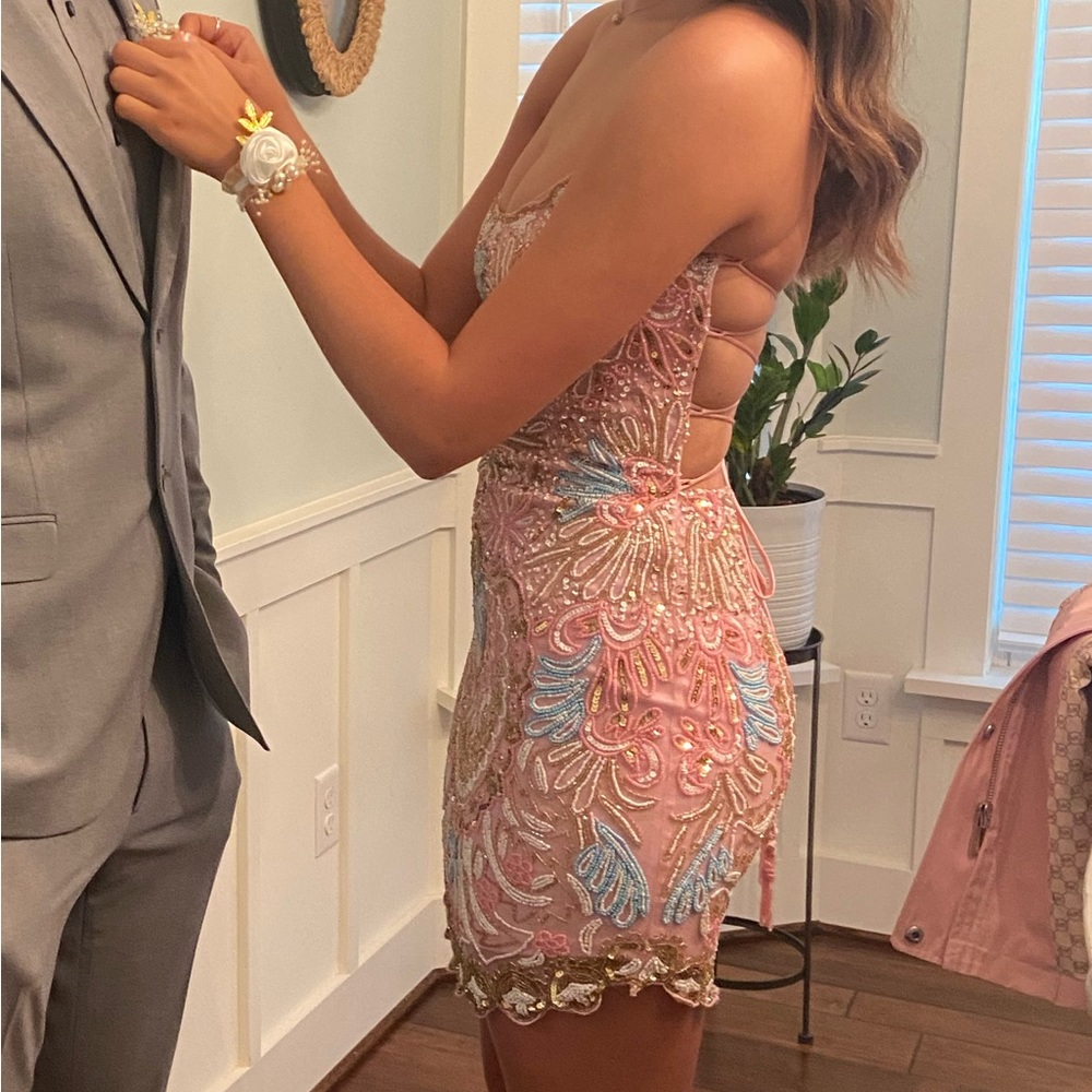 Rachel Allan beautiful pink formal dress. Size 0